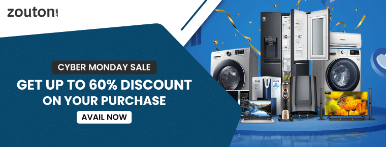 Get up to 60% discount on your purchase with Cyber Monday Sale