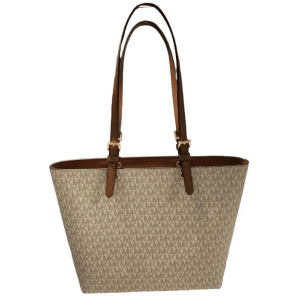Michael Kors Jet Set Medium Logo Pocket Tote Bag 