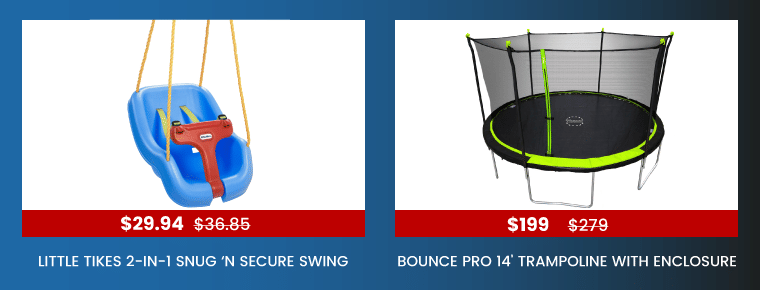 Deals on toys and outdoor plays