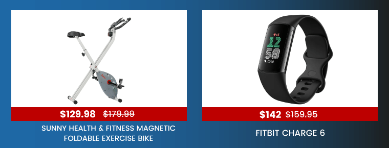 Deals on health and wellness equipments