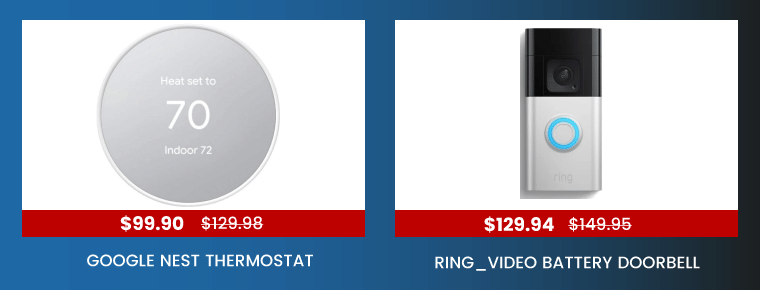 Deals on smart home devices