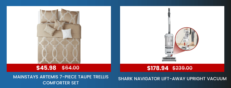 Deals on bedding and home essentials