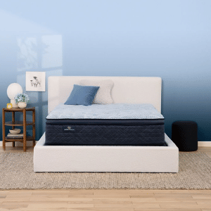 SERTA Perfect Sleeper Blue Lagoon Night 14" Plush Pillow Top Mattress-Queen