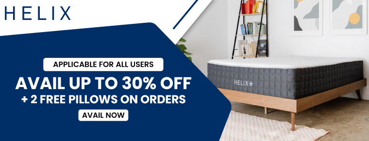 Helix Memorial Day Sale | Up to 30% Off + 2 Free Pillows on Orders