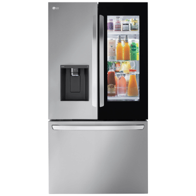 LG (25.5 cubic feet) Stainless French Door Counter-Depth Smart Refrigerator