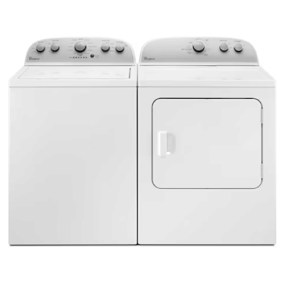 Whirlpool High-Efficiency Top-Load Washer & Electric Dryer Set