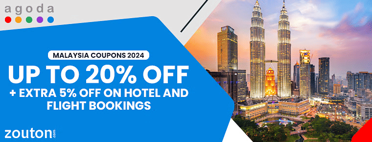 Agoda Malaysia Coupons 2024 | Get Up To 20% Off + Extra 5% Off On Hotel And Flight Bookings
