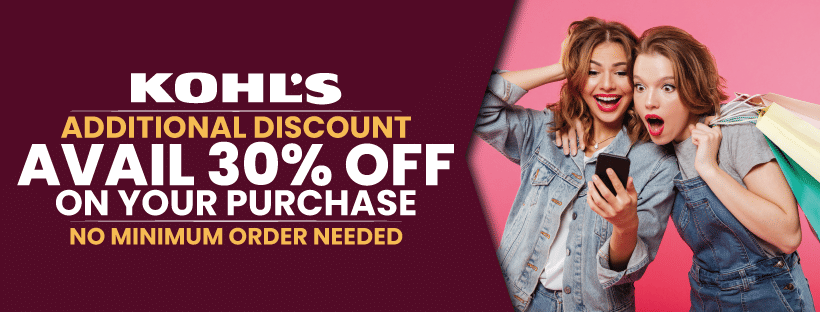 Kohl’s Additional Discount | Get 30% Off