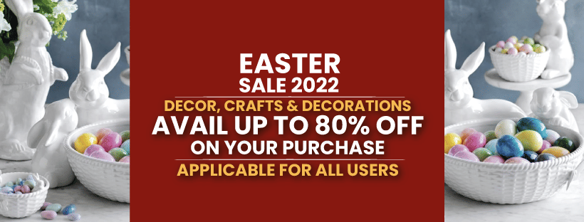 Easter Day Sale 2022: Easter Decor, Crafts & Decorations | Up To 80% Off