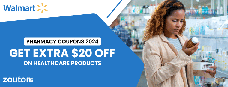 Walmart Pharmacy Coupons | July 2024 | Get Extra $20 Off on Healthcare Products