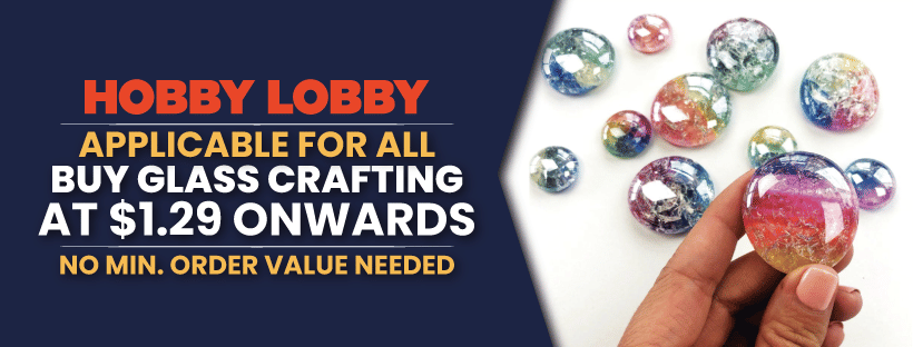 Glass Crafting: $1.29 Onwards