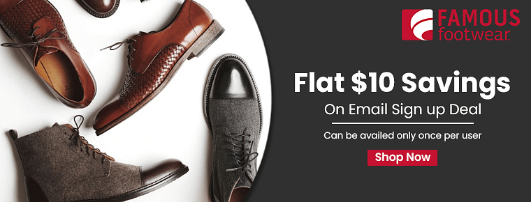Famous Footwear Coupon $10 off |June 2021| Save $10 on Shoes, Sneakers