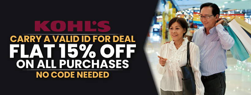 Flat 15% Off All Purchases