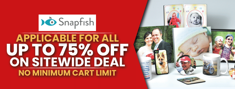 Snapfish Sitewide Deal | Get Up to 75% Off