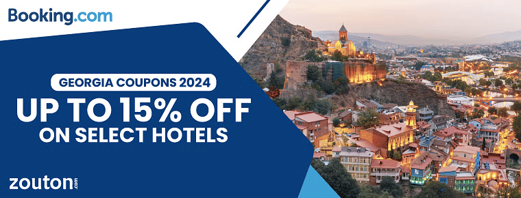 Booking.com Georgia Coupons | January 2024 | Up To 15% off on Select Hotels at Georgia