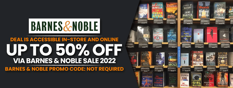 Barnes & Noble Sale 2022| Up To 50% Off