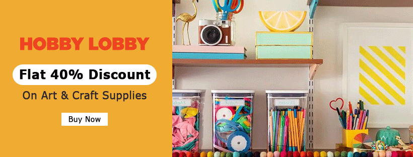 All Art & Craft Supplies: Flat 40% Discount