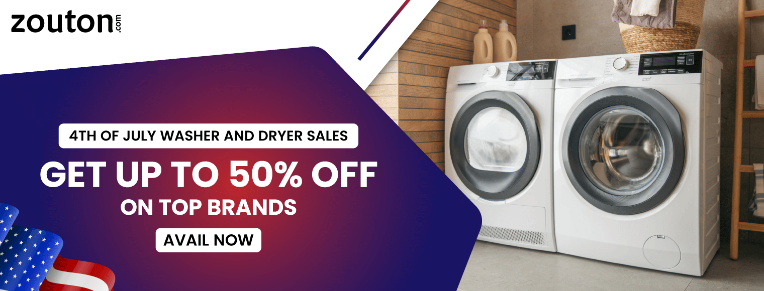 4th of July Washer and Dryer Sales | Get Up to 50% Off on Top Brands