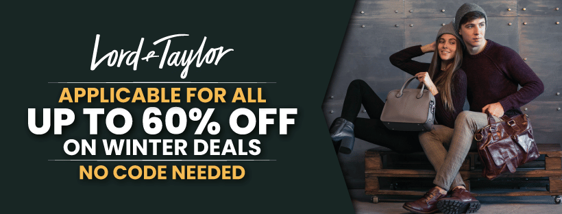 Get Up To 60% Off | Lord And Taylor Winter Deal