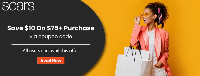 Save $10 On $75+ Purchase | Sears Coupon Code