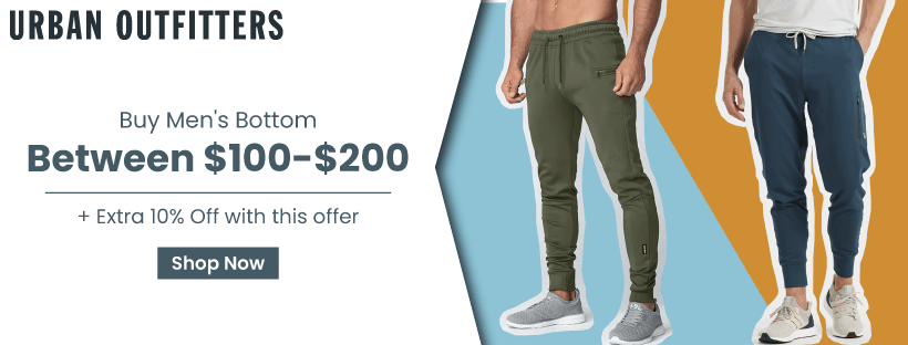 Men's Bottom Between $100-$200 + Extra 10% Off