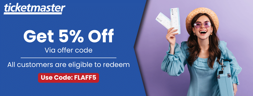 Get 5% Off Ticketmaster offer code