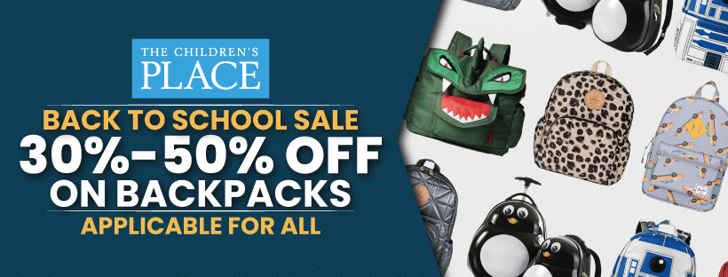 The Children’s Place Promo Code | 30%-50% Off Backpacks