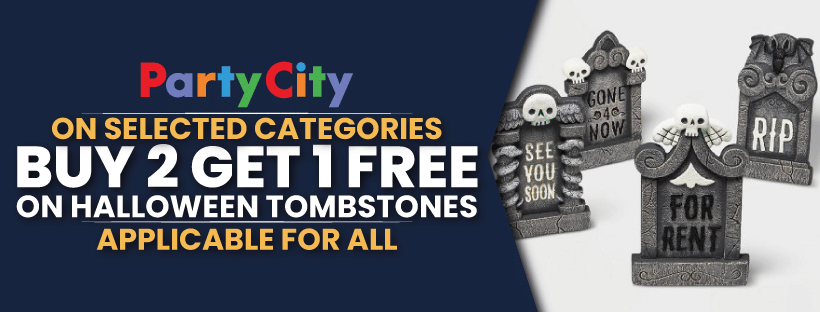 Buy 2 Get 1 Free | Halloween Tombstones