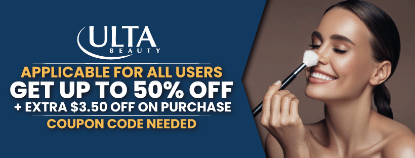 Up to 50% off + Extra $3.50 off | Ulta Coupons
