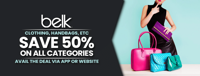 Save 50% On All Categories