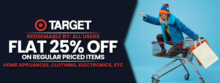 Get Flat 25% Off | Regular Priced Items 