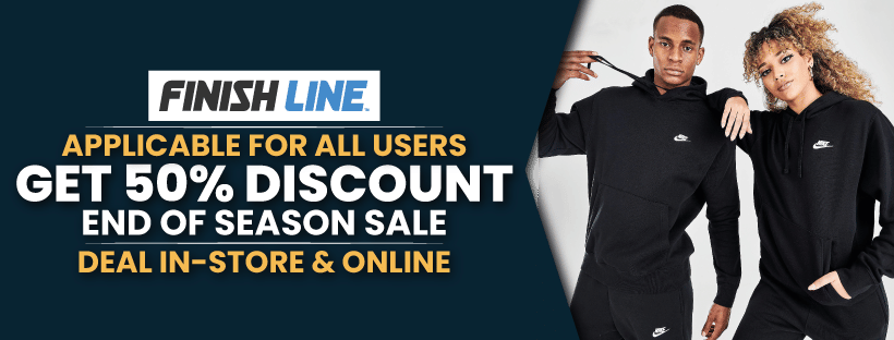 50% Off| Finish Line End Of Season Sale