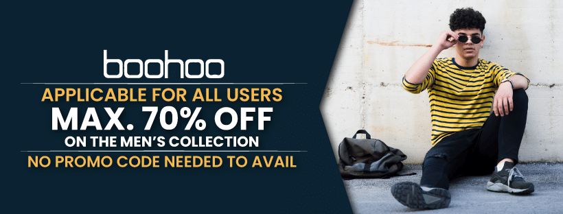 Boohoo Promo Code | April 2022 | Men | Max. 70% Off