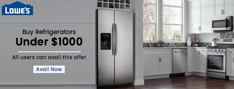 Take Lowe’s Refrigerators: Under $1000
