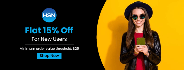 Flat 15% Off For New Users