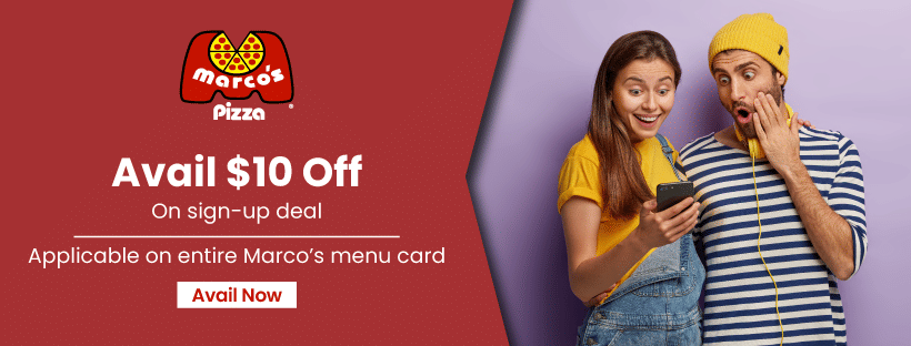 Avail $10 Off | Marco’s sign-up deal