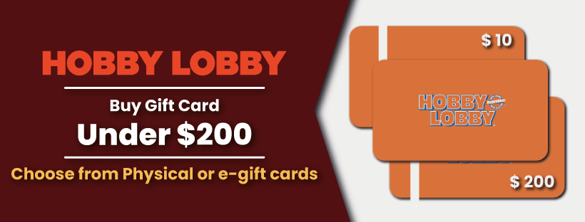 Hobby Lobby Gift Cards | Under $200