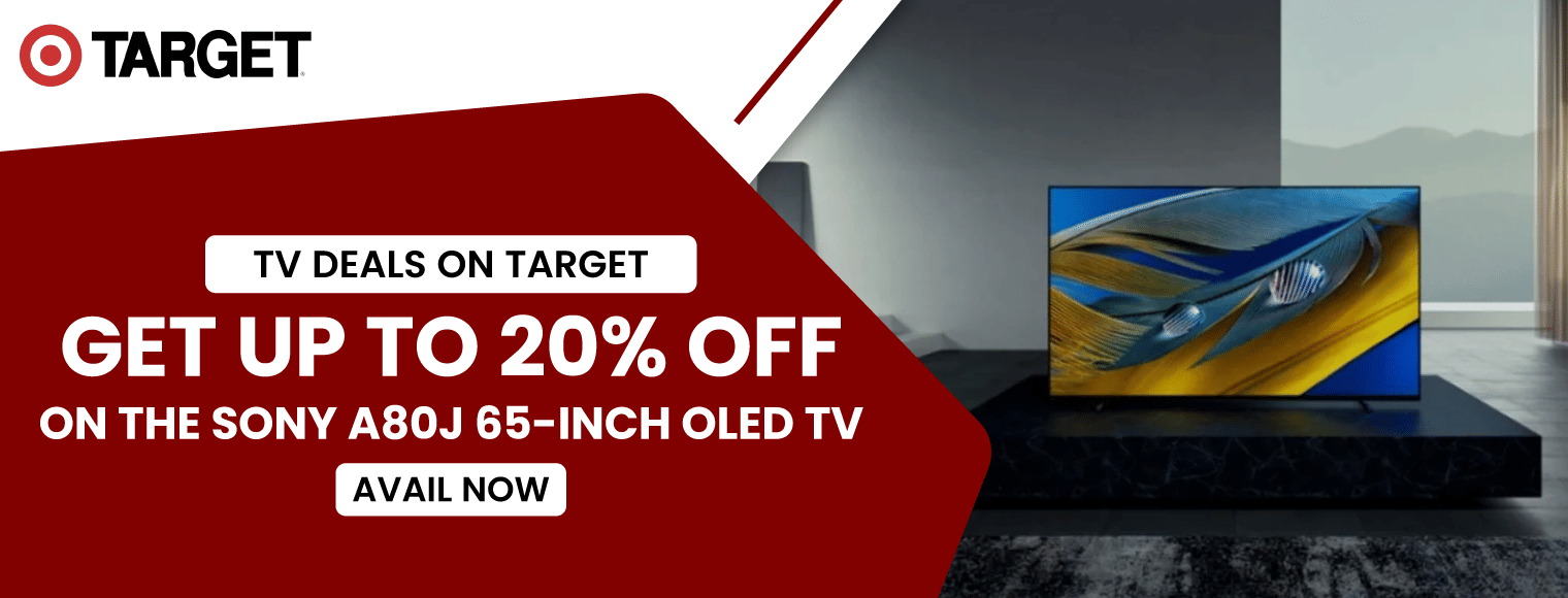 Get up to 20% off on the Sony A80J 65-inch OLED TV