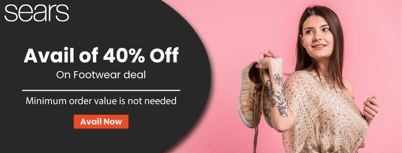  Avail of 40% Off | Sears Footwear deal