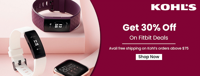 fitbit versa kohls coupon