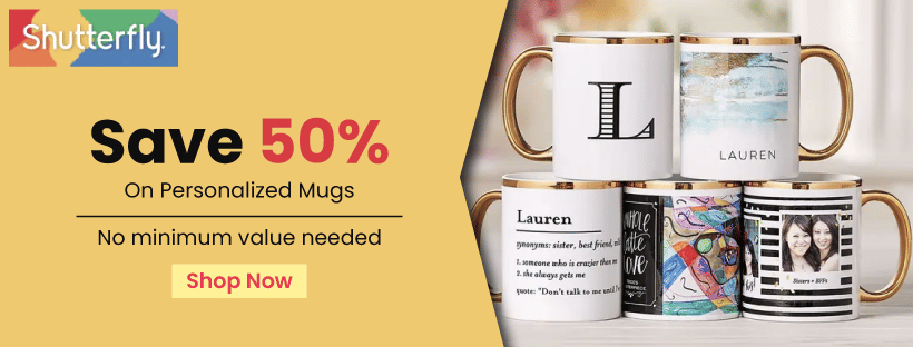 Save 50% On Personalized Mugs| New Users