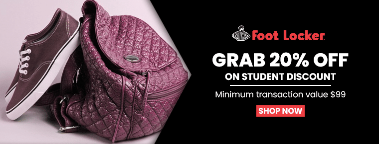 Grab 20% Off| Foot Locker Student Discount