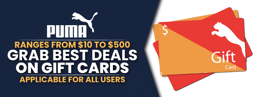 Criterias On Puma Gift Cards