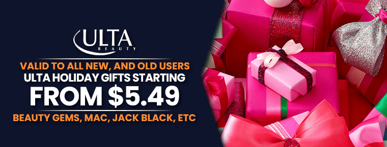 Ulta Holiday Gifts Starting From $5.49
