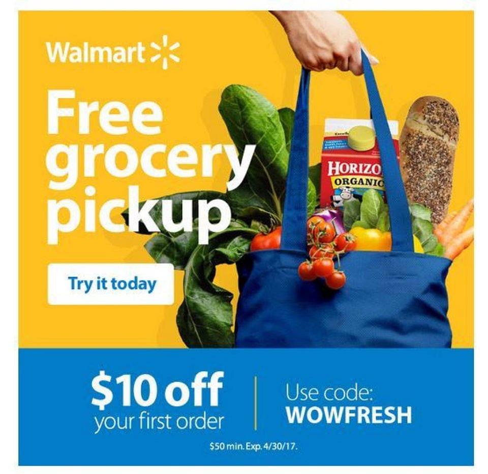 promo code for walmart grocery pickup april 2020