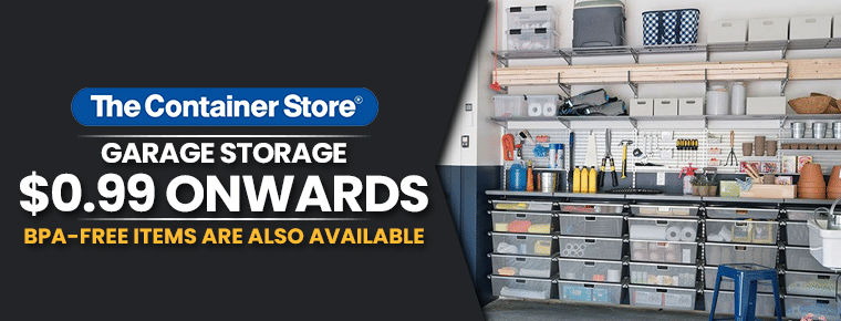 GARAGE STORAGE: $0.99 ONWARDS 