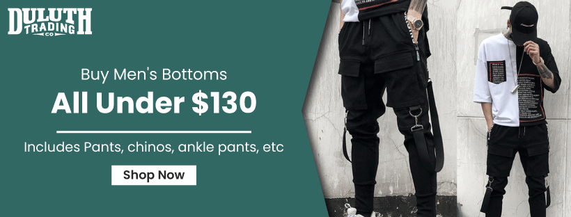 Men's Bottoms All Under $130