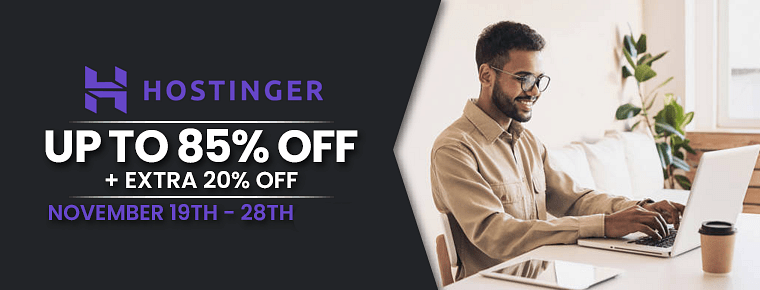 Hostinger Black Friday Sale 2021