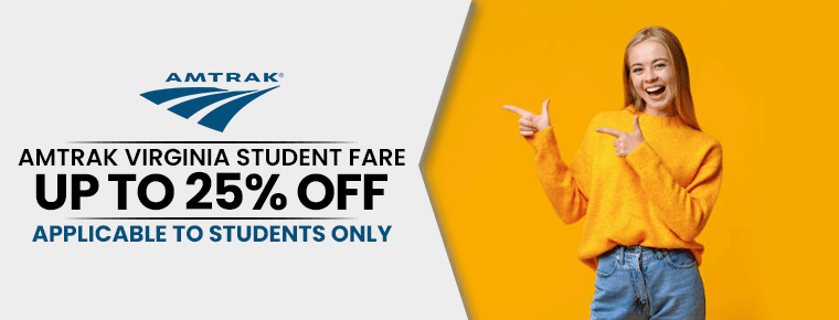 Amtrak Virginia Student Fare | Up to 25% Off