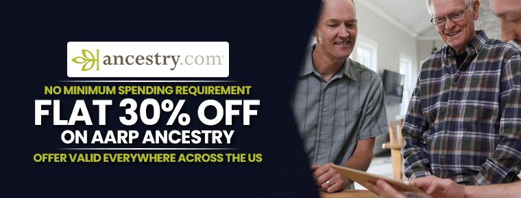 AARP Ancestry Discount 30% Off